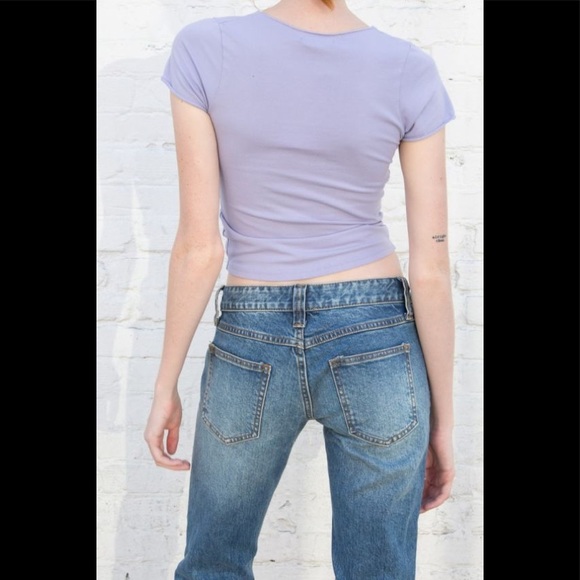 Brandy Melville purple Gina top - Picture 3 of 5
